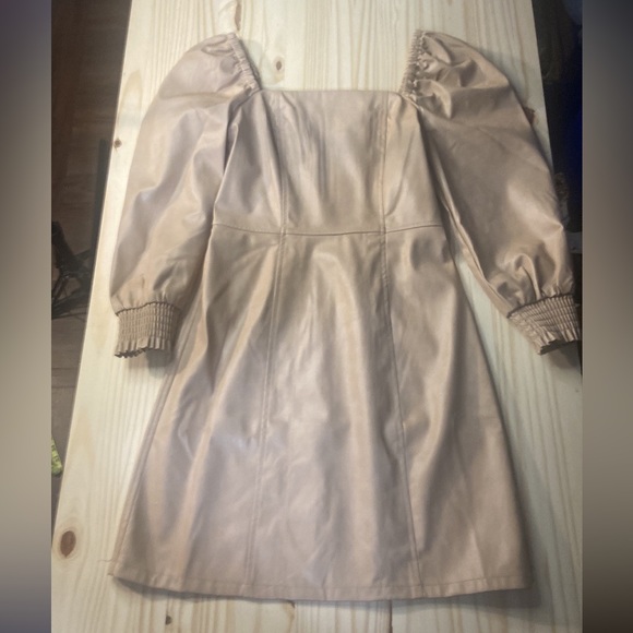 7 for all mankind faux leather mini dress nwt - Picture 6 of 9